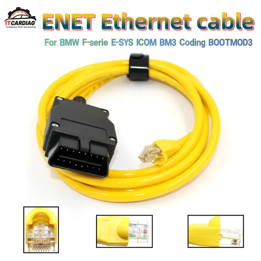 Ecu Programmer For Bmw F Series - สายเคเบิลอินเทอร์เฟซสำหรับอัปเดตระบบอีเธอร์เน็ต ENET สำหรับ BMW ซีรีส์ F
