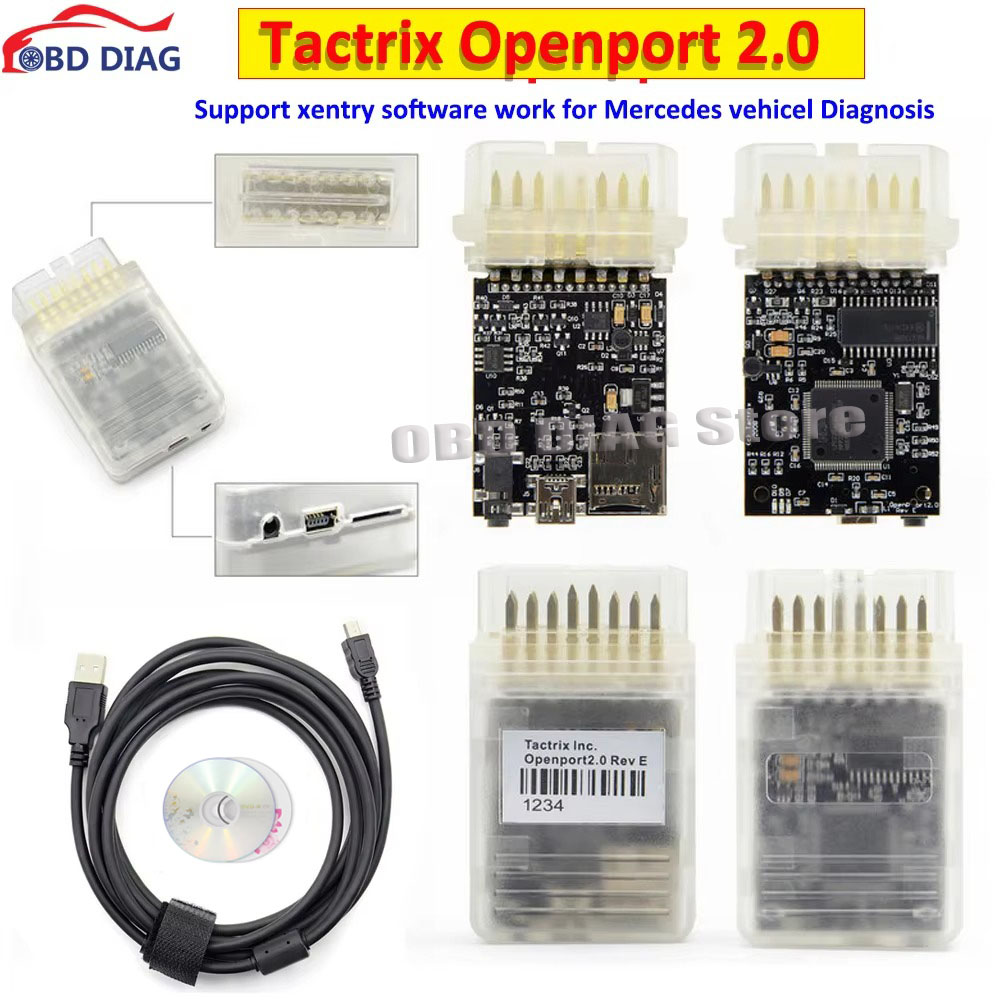 Ecu Chip Tuning Tool Obd - Tactrix Openport 2.0 เครื่องมือวิเคราะห์ปัญหารถยนต์ ปรับแต่งชิปอัตโนมัติ ECU