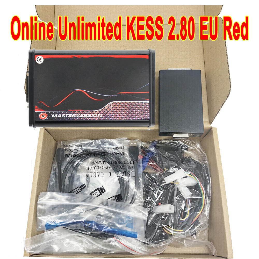Ecu Programmer Kess V2 - ออนไลน์ที่ดีที่สุดไม่จํากัดสําหรับ KESS 2.80 EU สีแดง V5.017
