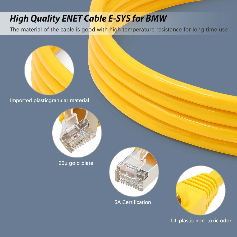 สาย JieYuan ENET สำหรับรีเฟรชข - Ecu Programmer For Bmw F Series บทวิจารณ์และราคา
