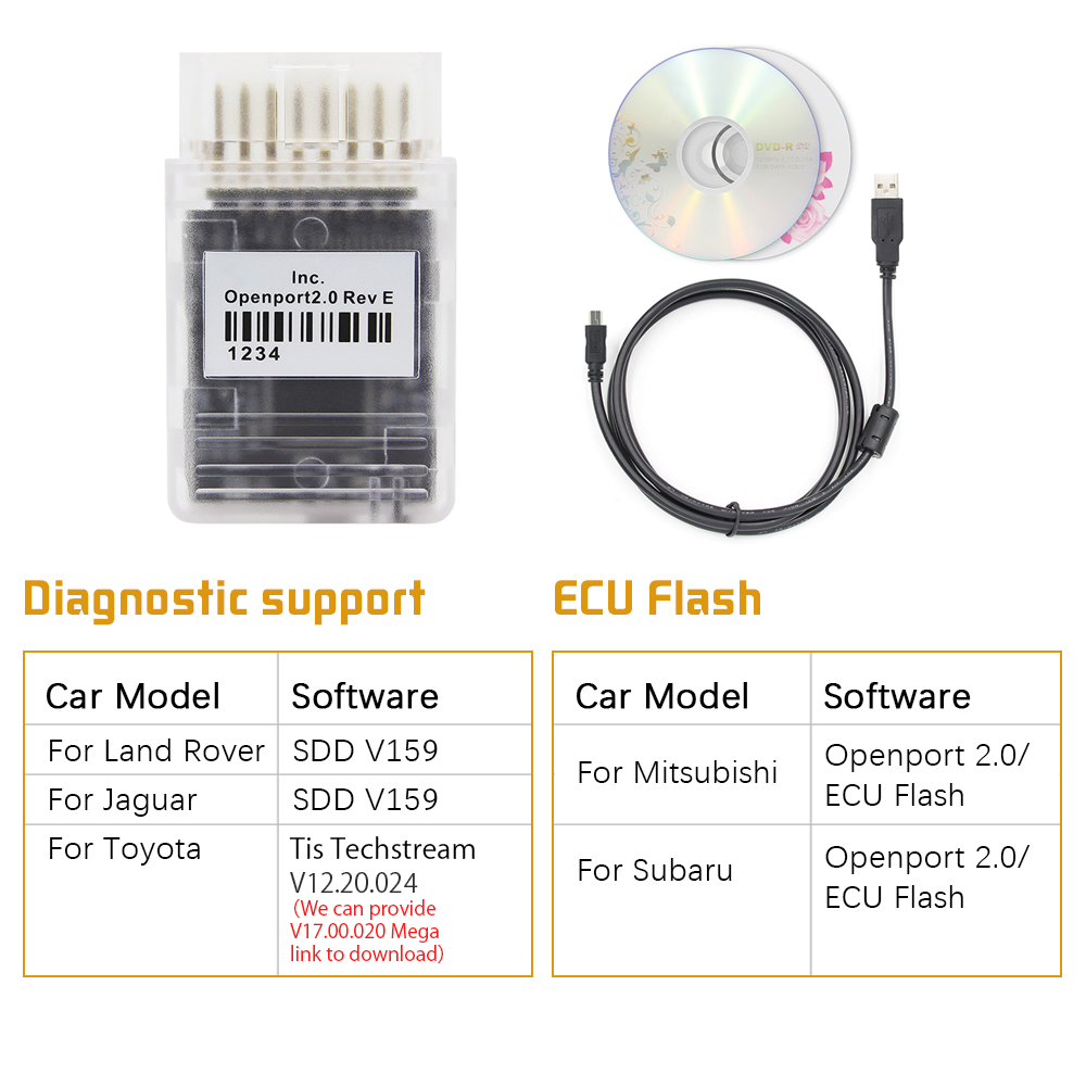 OpenPort 2.0 ECU FLASH ชิปจูนน - Ecu Chip Tuning Tool Obd บทวิจารณ์และราคา