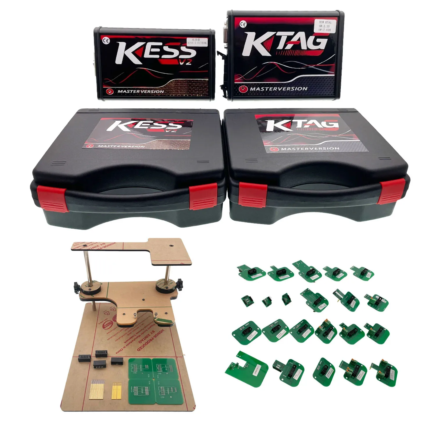 ออนไลน์ EU สีแดง Kess V2 V5.01 - Ktag Ecu Tuning Tool บทวิจารณ์และราคา