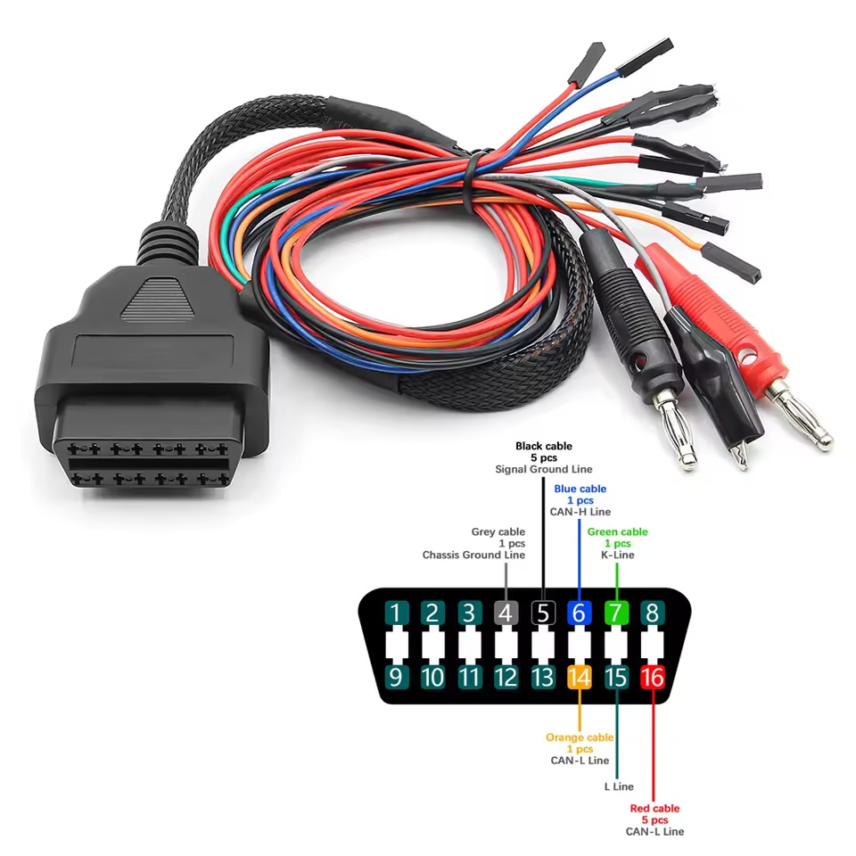 ชุดสายไฟครบชุด MPPS V18 OBD2 E - Ecu Flasher Mpps V18 บทวิจารณ์และราคา